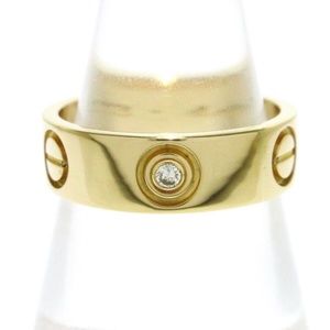 Cartier Love Ring Yellow Gold with Diamonds
